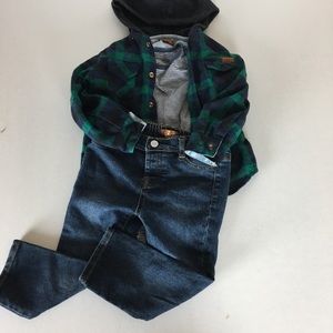 7 for all mankind full outfit with Carter’s onesie
